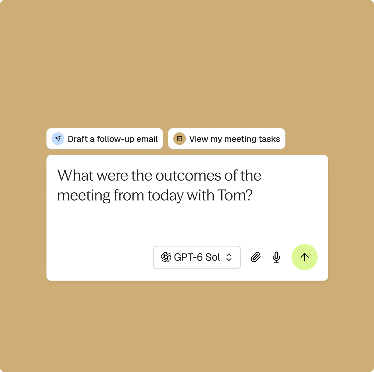 The right context,
right when you need it.